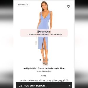 Camila Coelho/Revolve/ Aaliyah Midi Dress